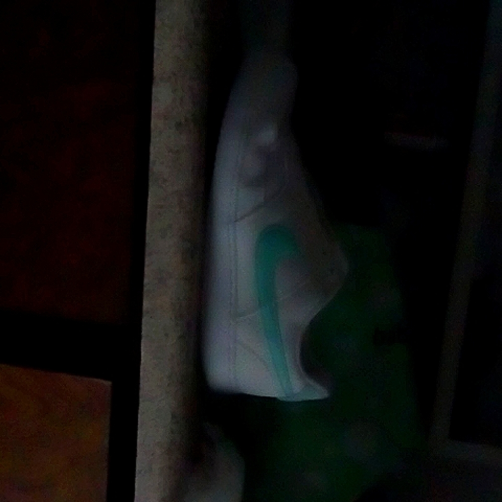 Nike,9, white and teal